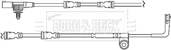 BORG & BECK Indikators, Bremžu uzliku nodilums BWL3041